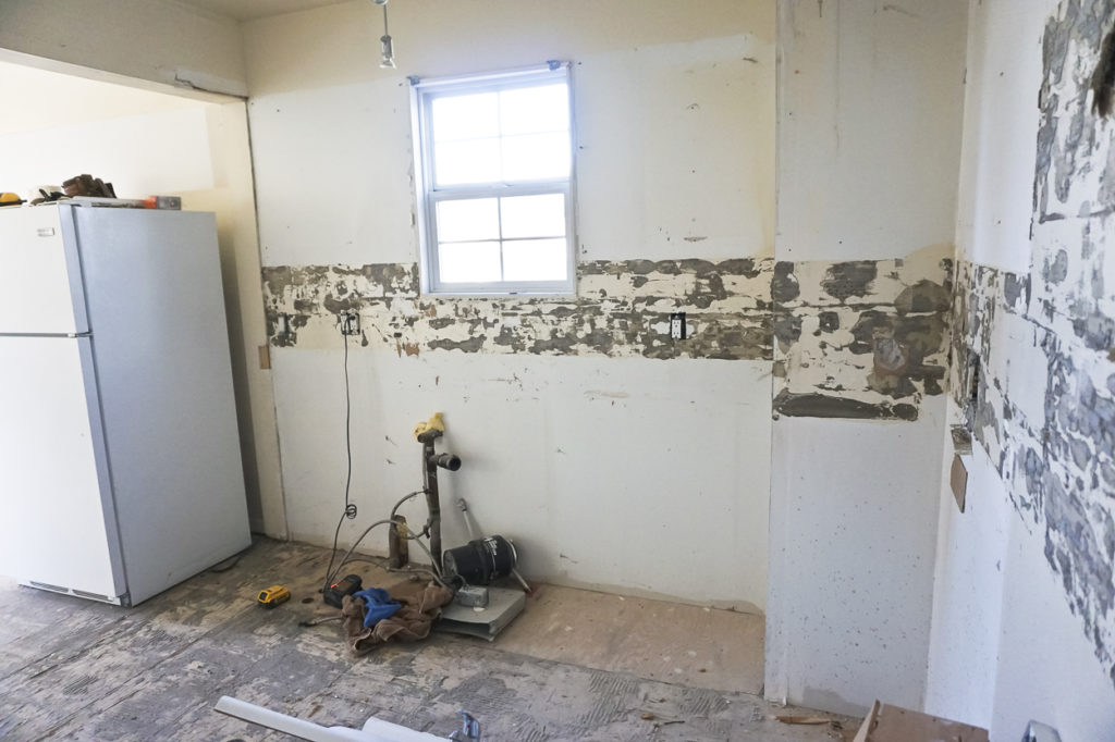 demo, before and after, house flip