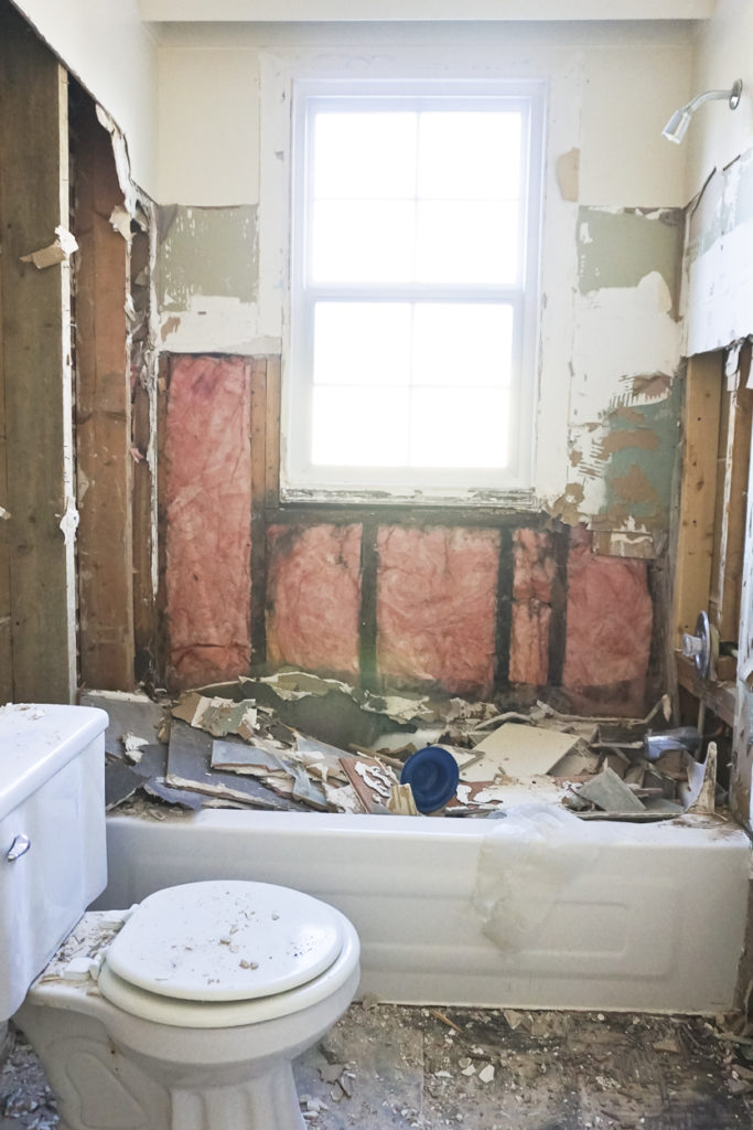 demo, before and after, house flip