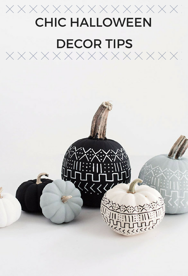 Chic Halloween Decor, minimal Halloween Decor