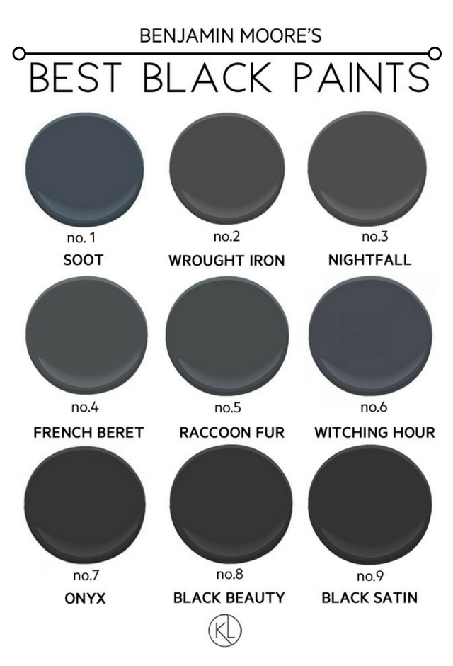 15 Black Paint Color Ideas