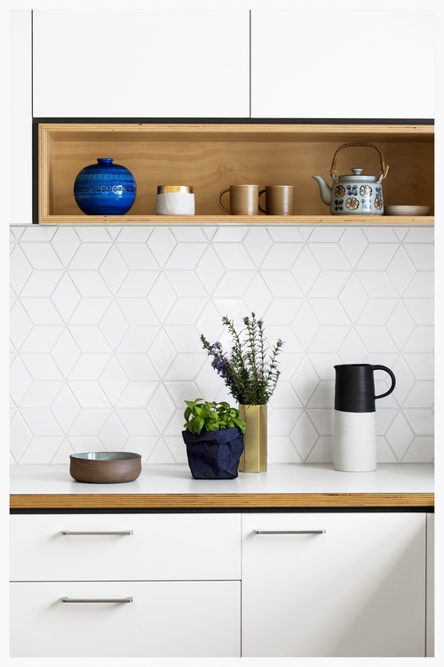 alternatives to subway tile, white mosaic tile