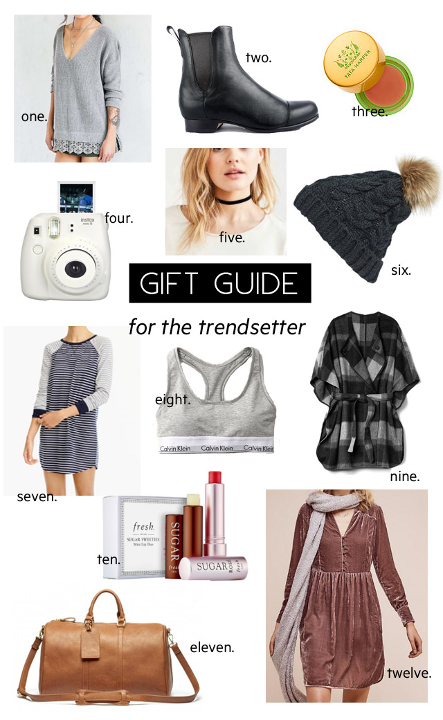 gift guide, gift guide trendsetter, gift guide 2016