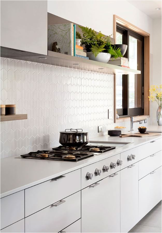 alternatives to subway tile, white mosaic tile