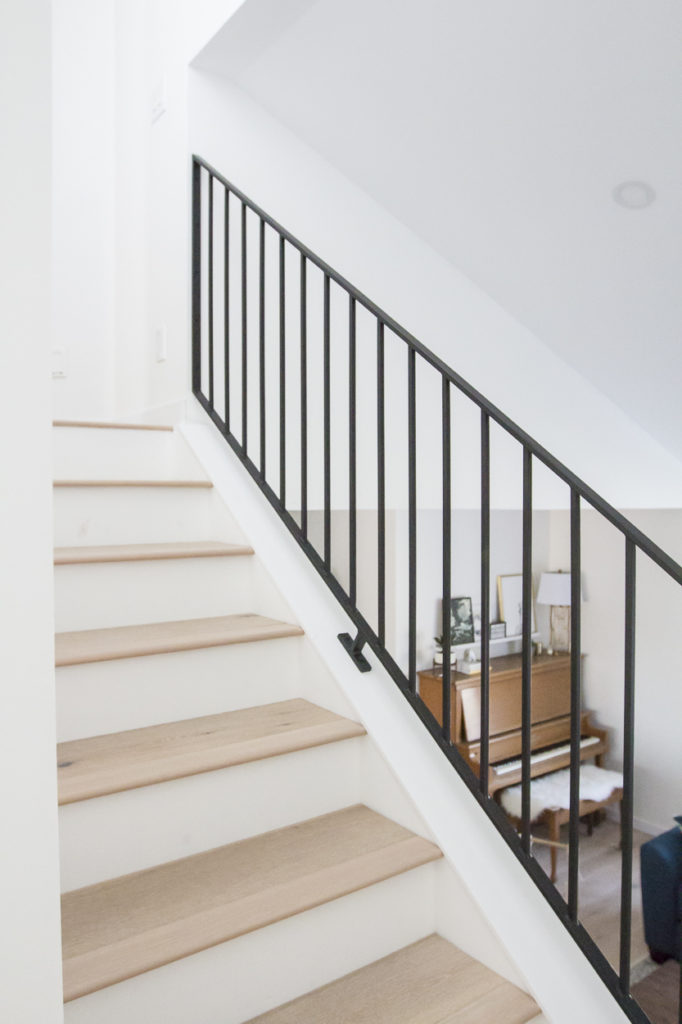 Metal Railings + A Sleek Staircase Design