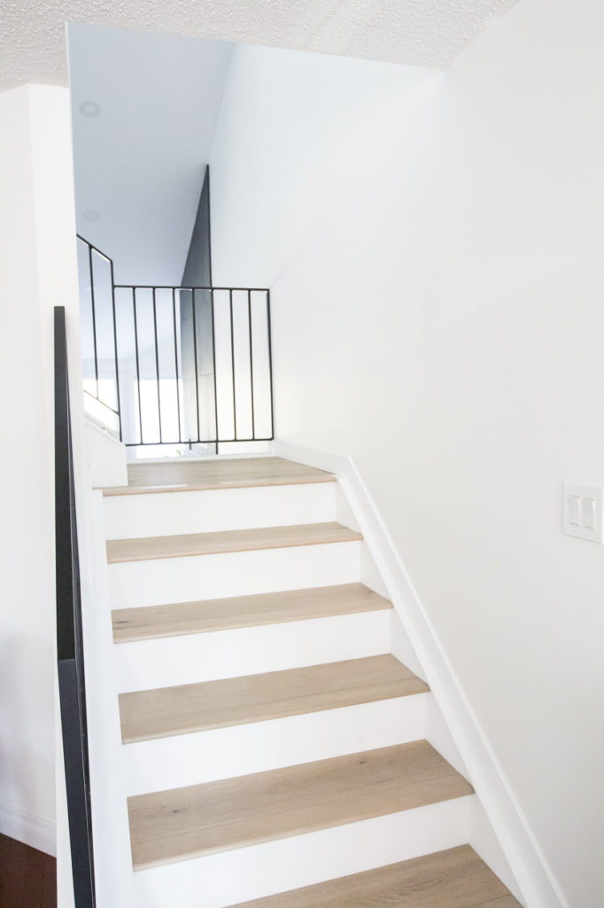 Metal Railings + A Sleek Staircase Design