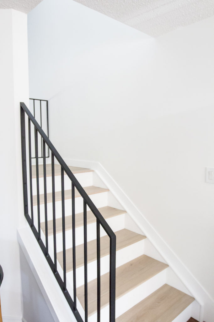 Metal Railings + A Sleek Staircase Design