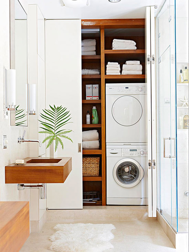 10 Ideas for a Small Laundry Space