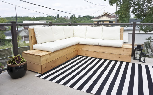 DIY Outdoor Sectional