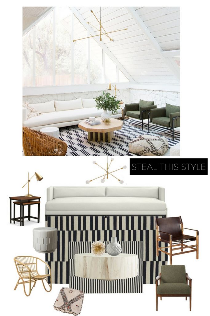 steal this style, living room design, desert oasis