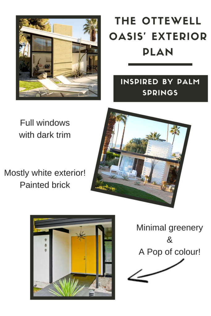 exterior design, exterior inspiration, Palm Springs home