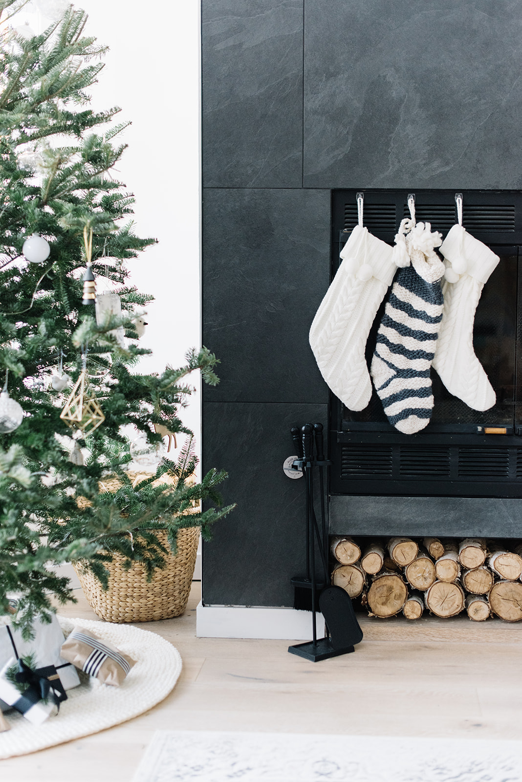 Modern Minimal Holiday Decor, neutral Christmas decor