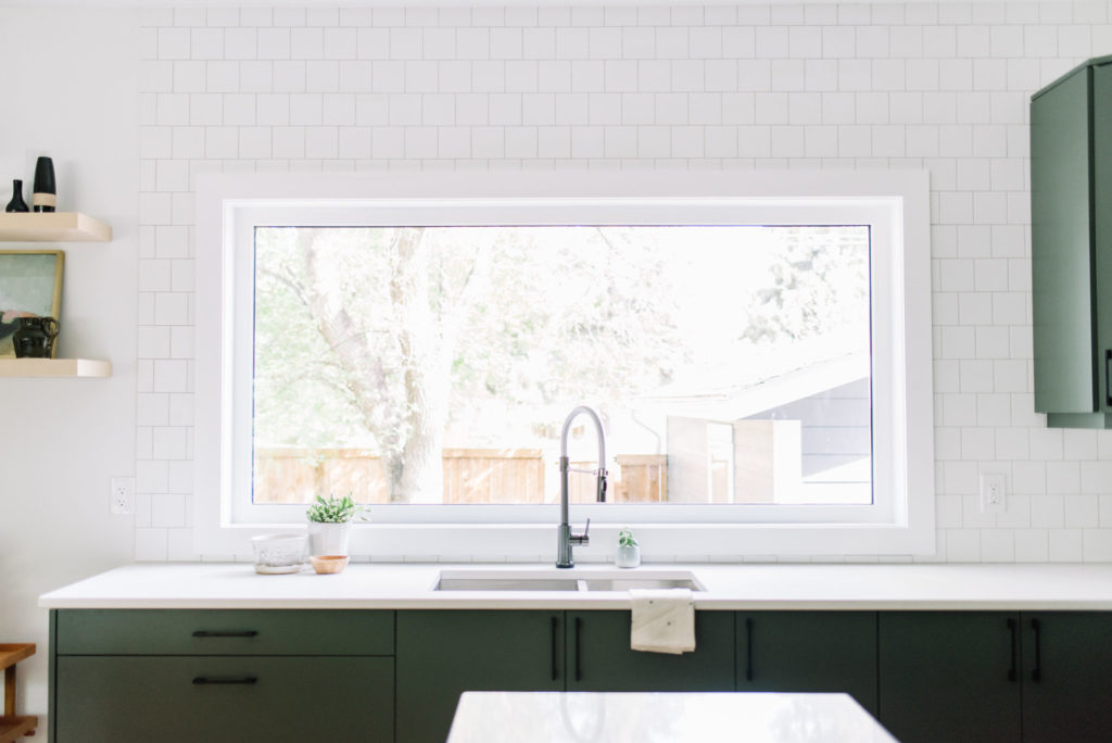 Before and After The Lady Laurier, kitchen design, kitchen sink, Delta kitchen faucet