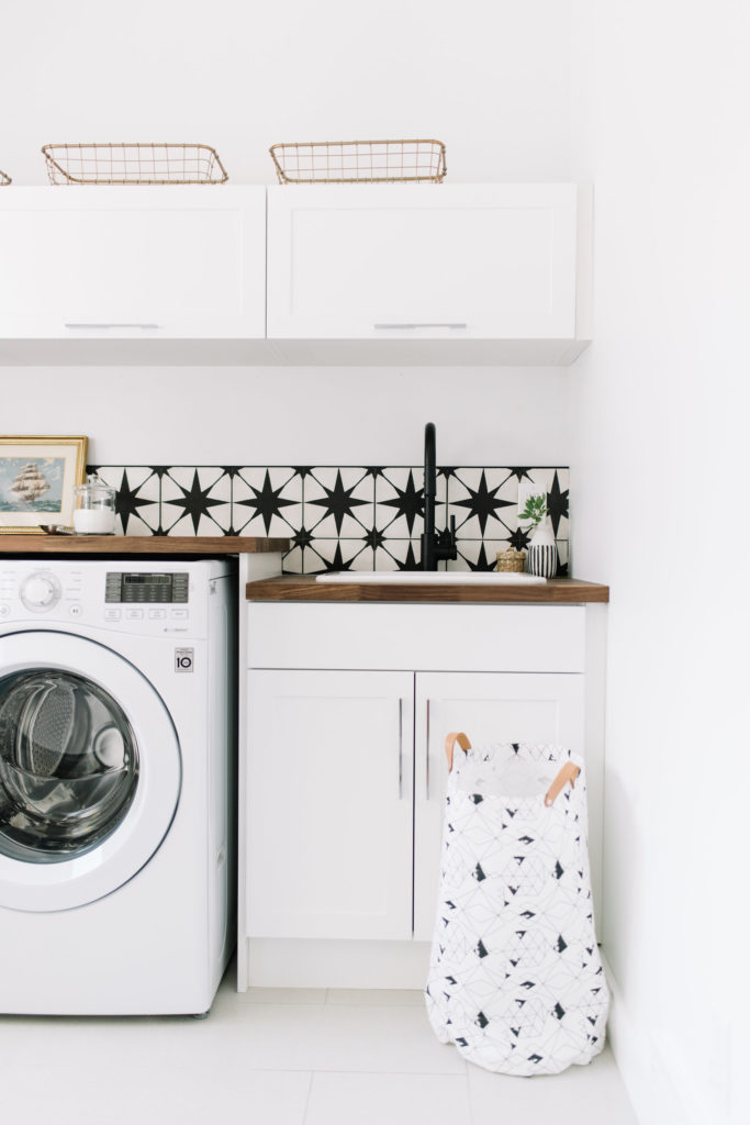Before and After The Lady Laurier, laundry room design, laundry room decor