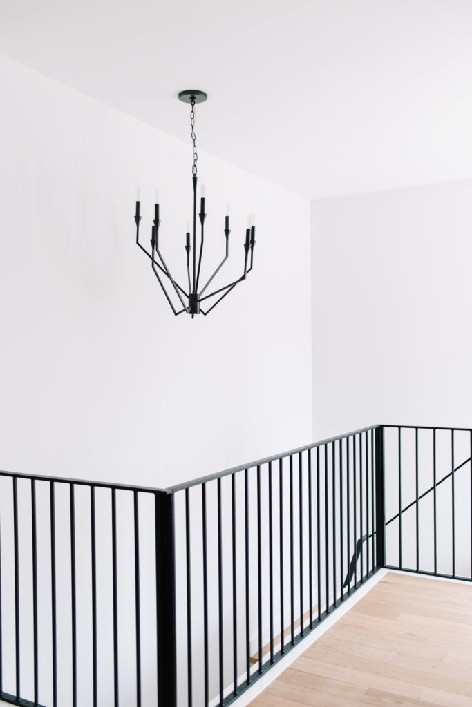 Before and After The Lady Laurier, landing, staircase design, staircase chandelier