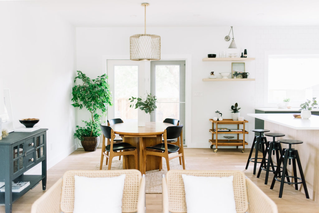 Before and After The Lady Laurier, dining room design, open concept layout