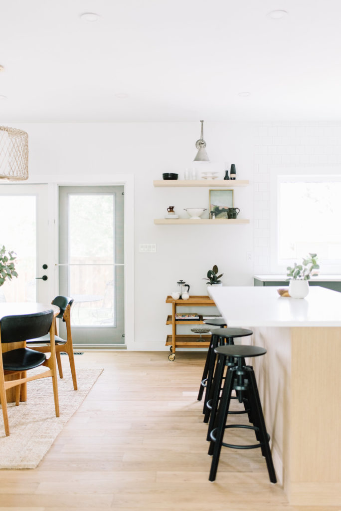 Before and After The Lady Laurier, dining room design, open concept layout