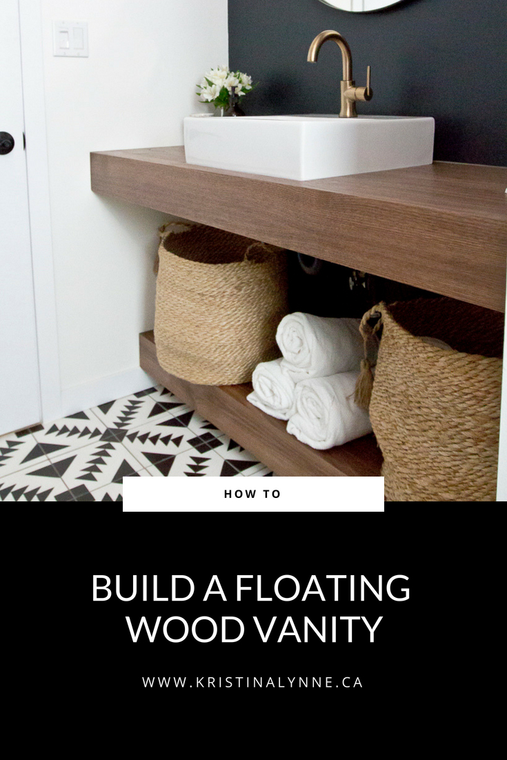 DIY floating vanity, floating vanity how to