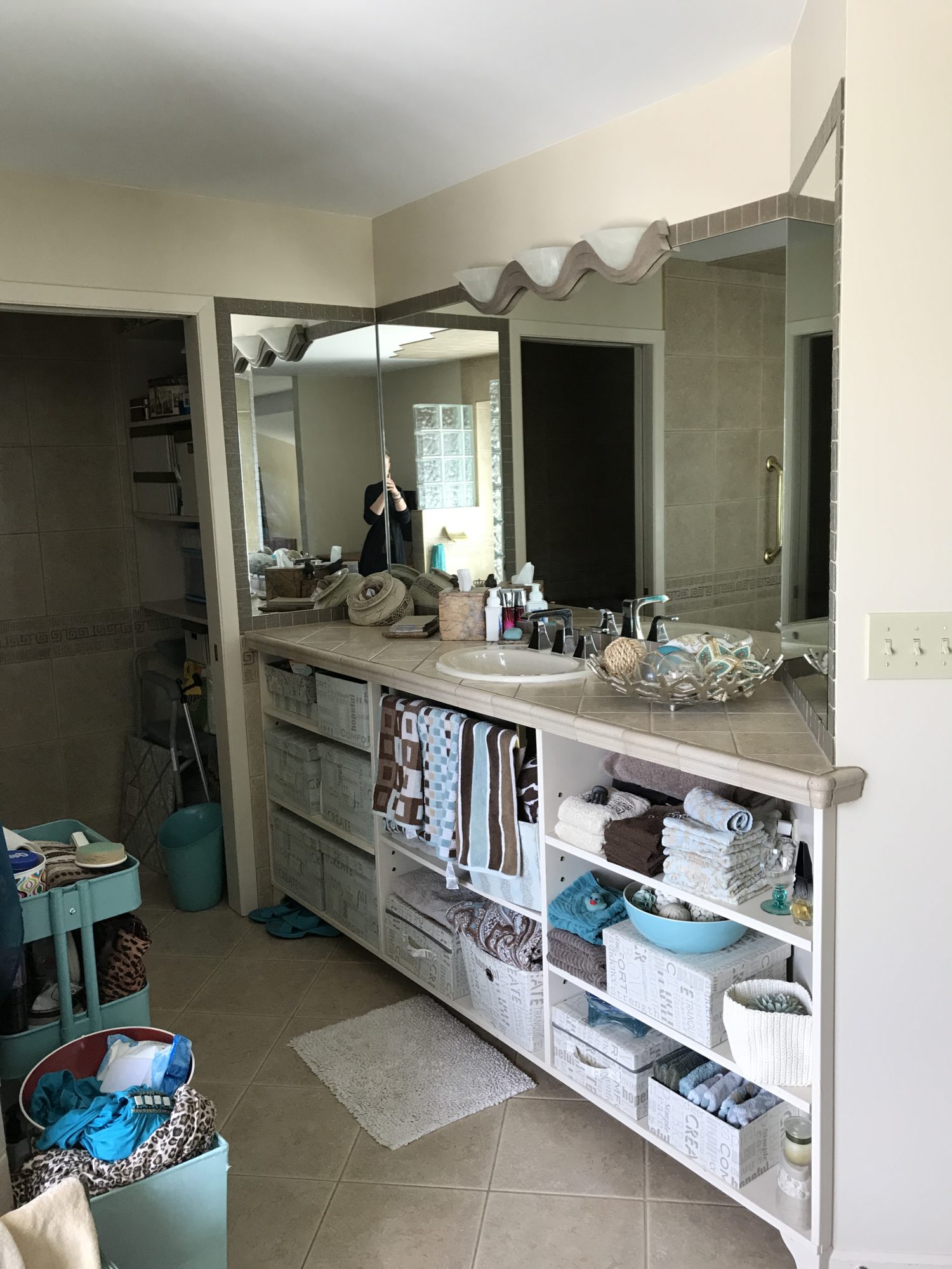 before and after, bathroom renovation, bathroom design, the Duchess on the Drive