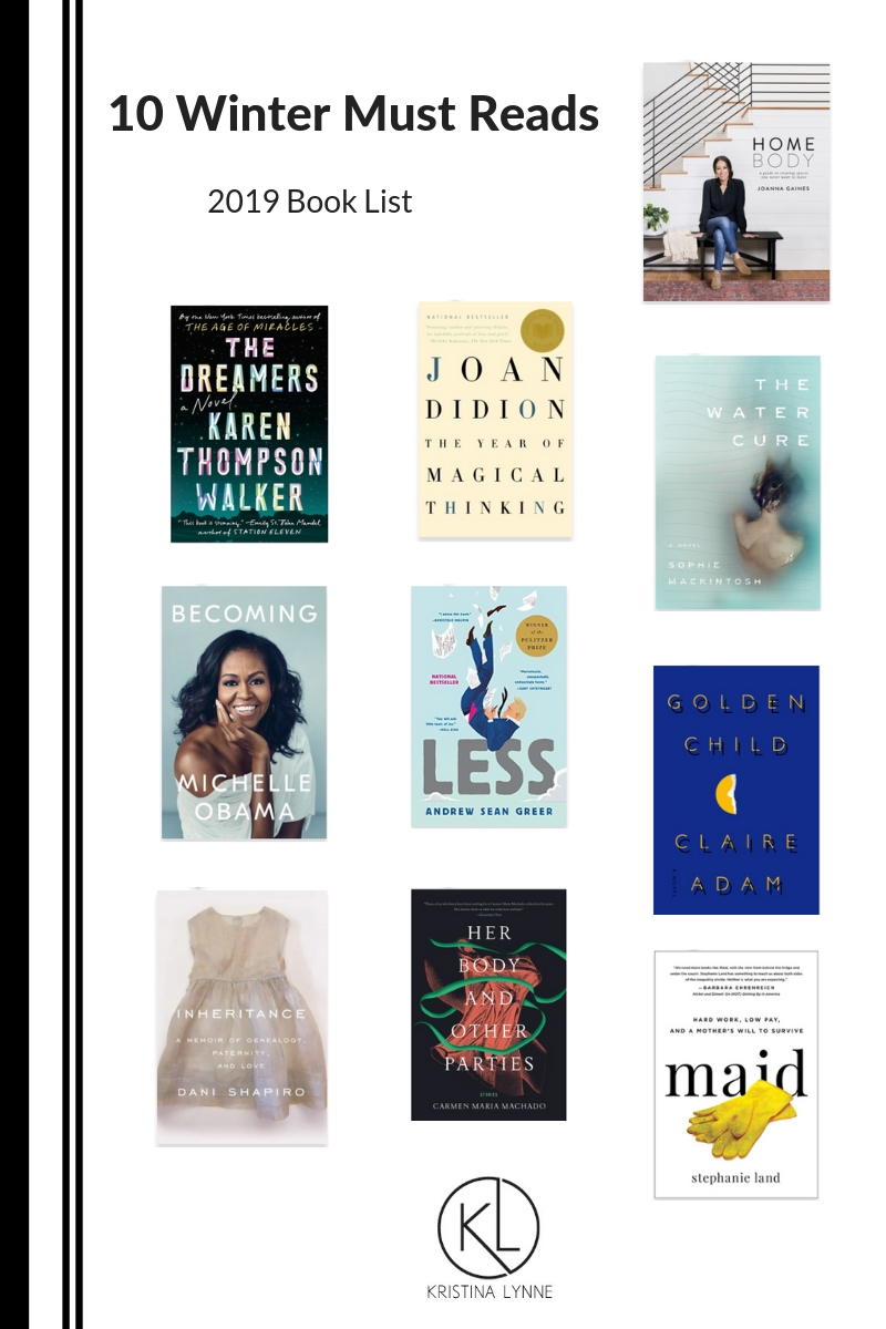 winter reads, reading list, 2019 winter reads