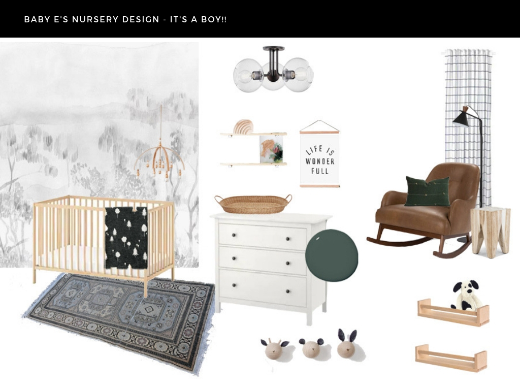baby nursery design, baby boy's nursery design, neutral nursery design