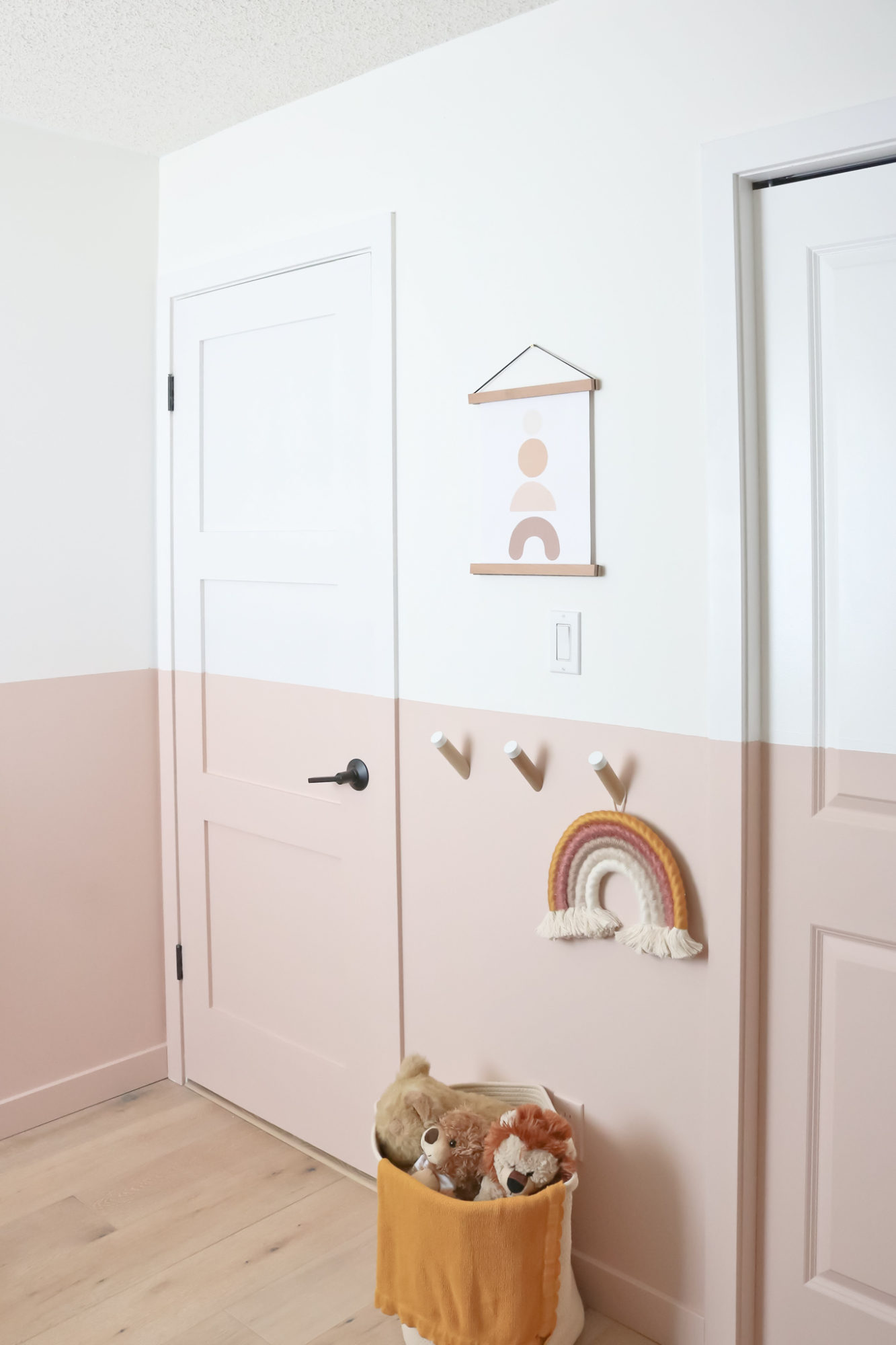 baby girl nursery, nursery reveal, pink nursery, modern baby nursery