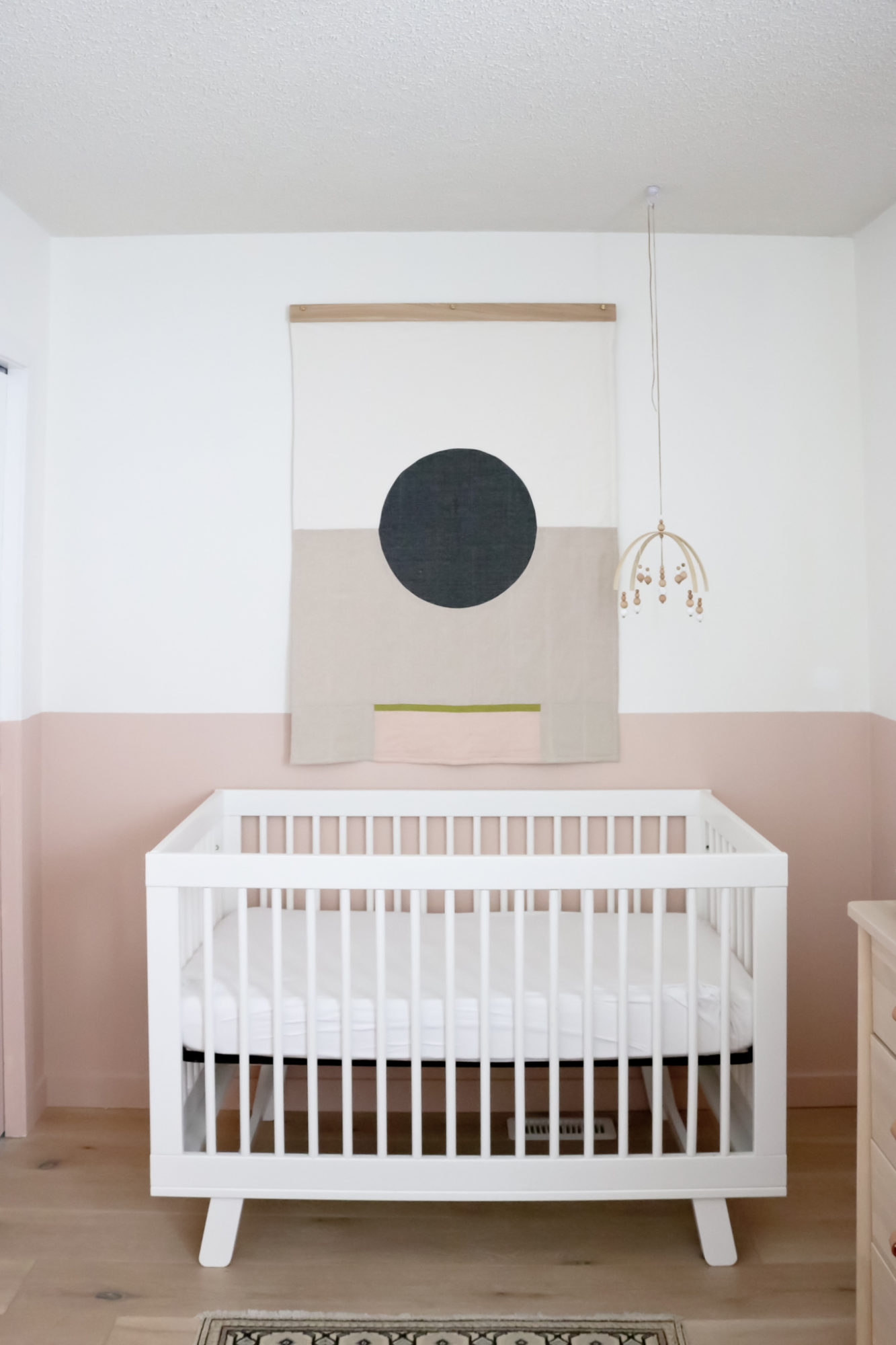 baby girl nursery, nursery reveal, pink nursery, modern baby nursery