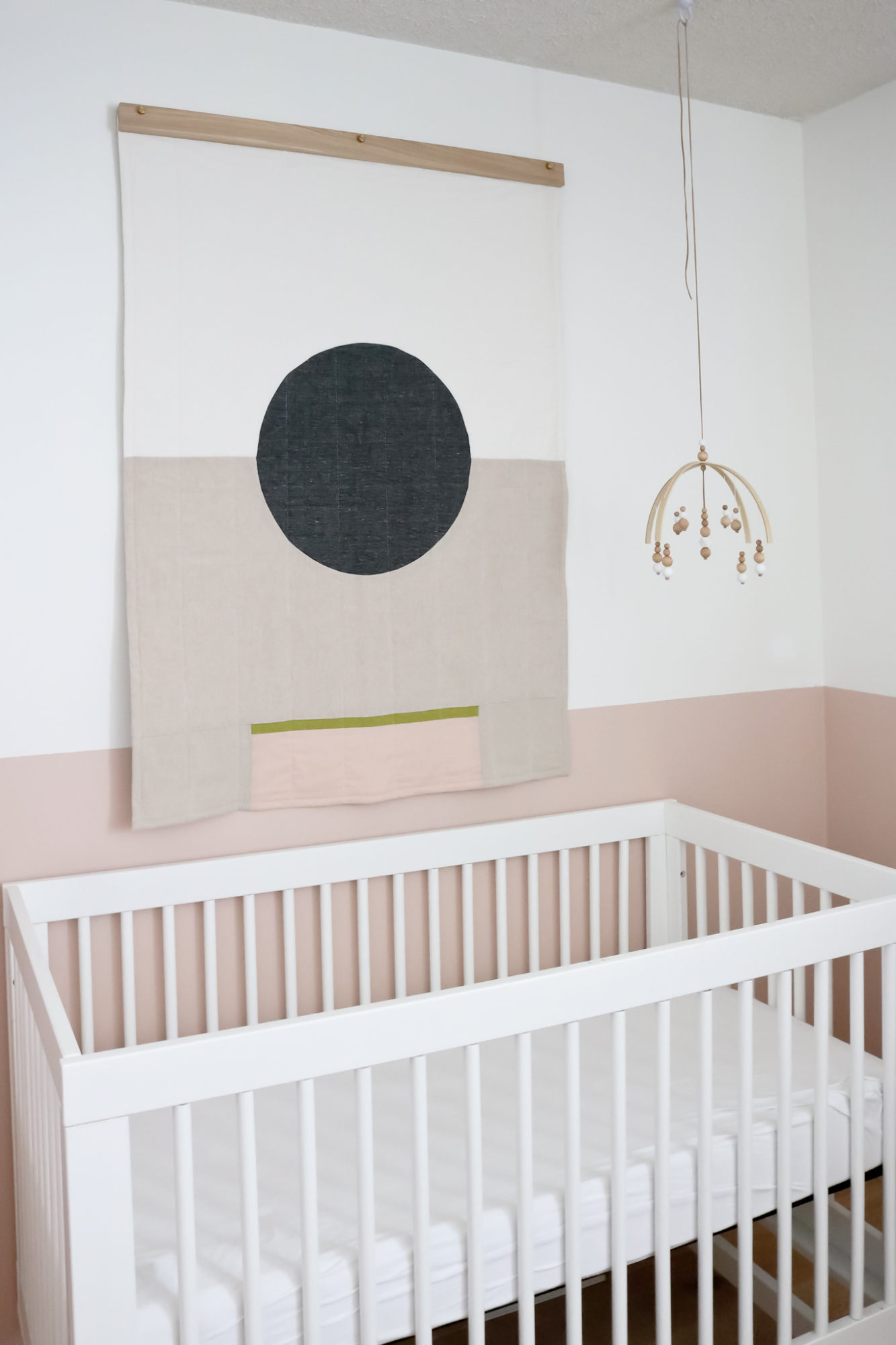 baby girl nursery, nursery reveal, pink nursery, modern baby nursery