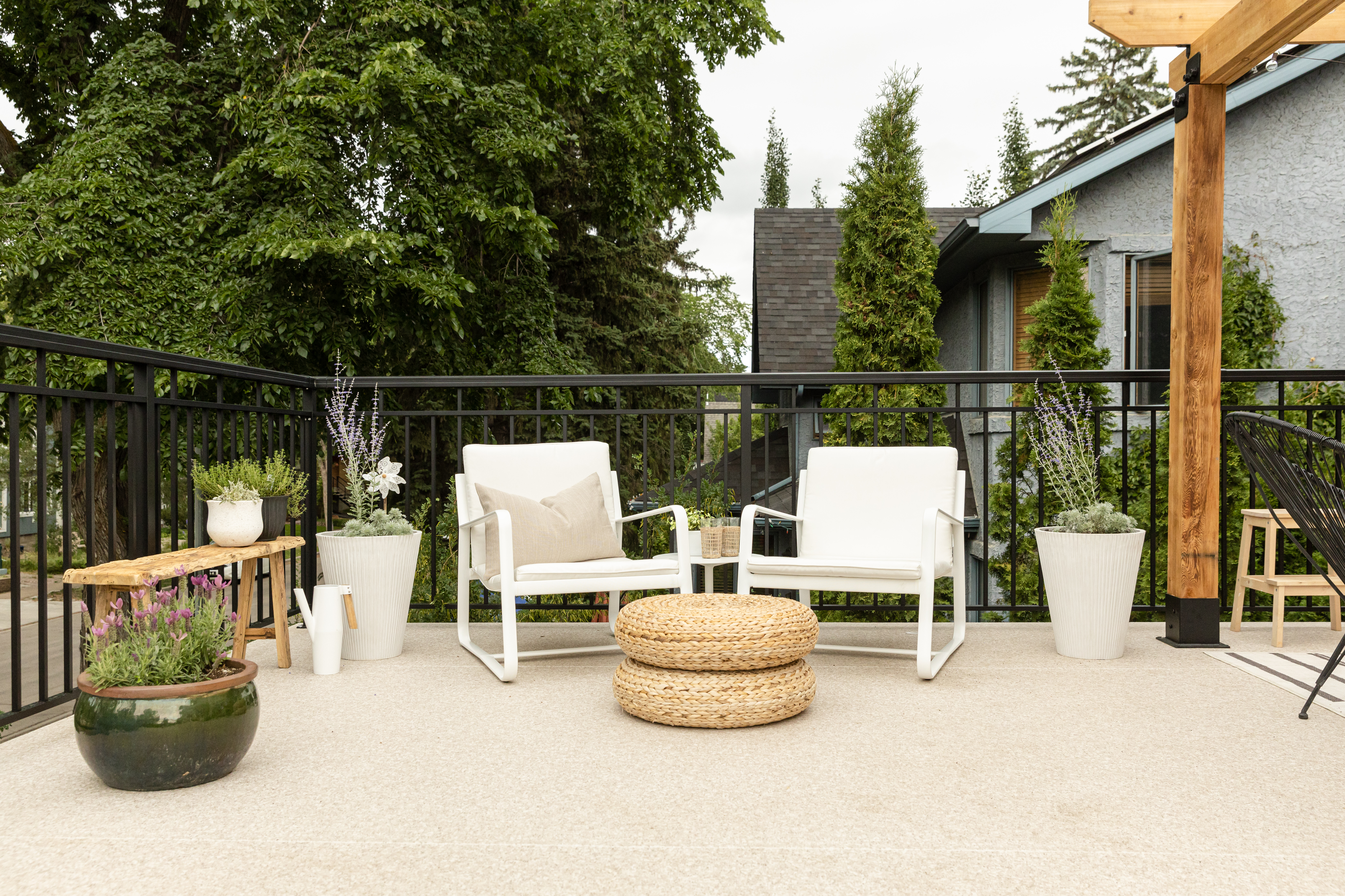 outdoor design, outdoor furniture, rooftop patio design, rooftop deck design, Hauser, Article