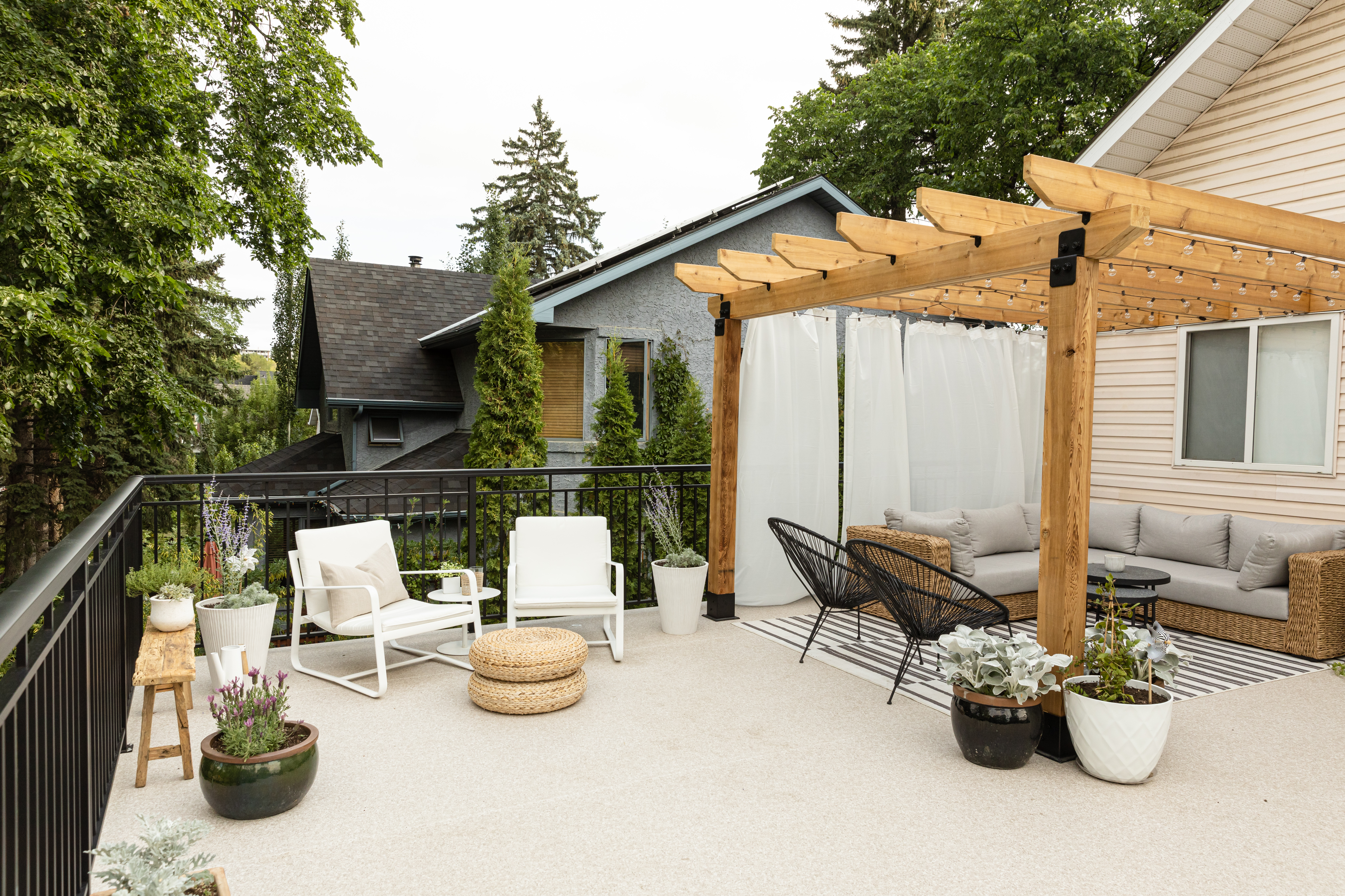 outdoor design, outdoor furniture, rooftop patio design, rooftop deck design, Hauser, Article