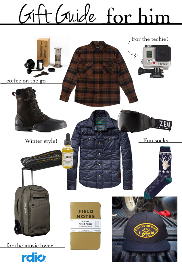 Holiday Gift guide for him