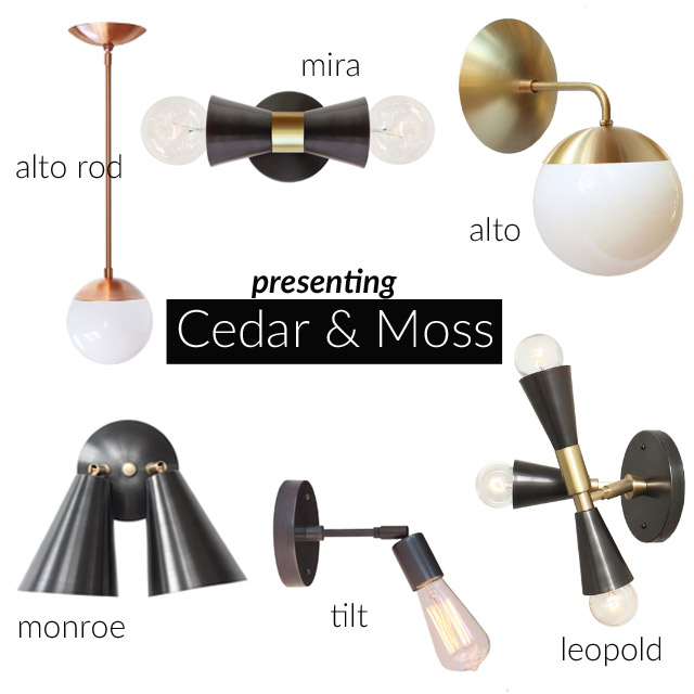 Cedar & Moss Lighting - minimalist lighting design