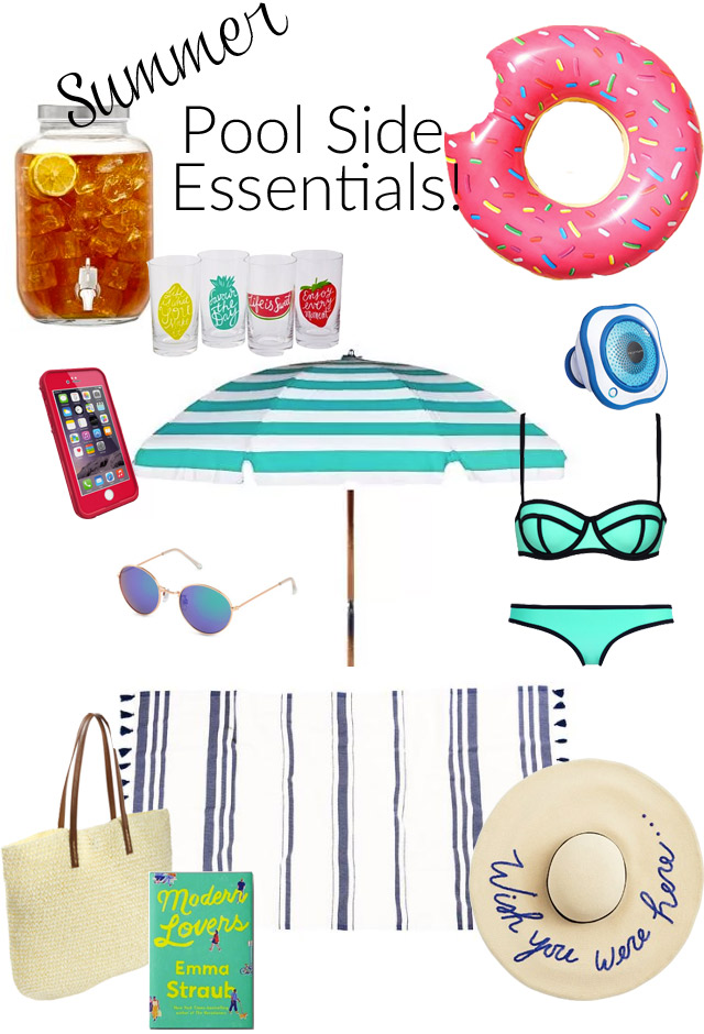 summer poolside essentials