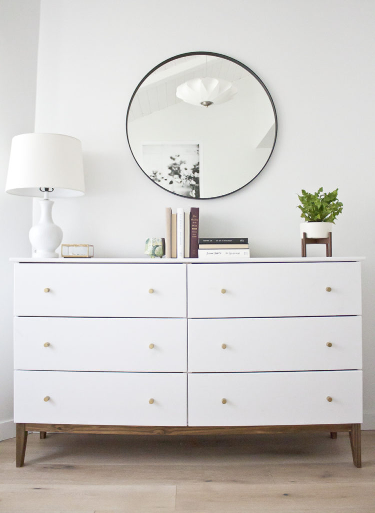 modern white dresser - Kristina Lynne