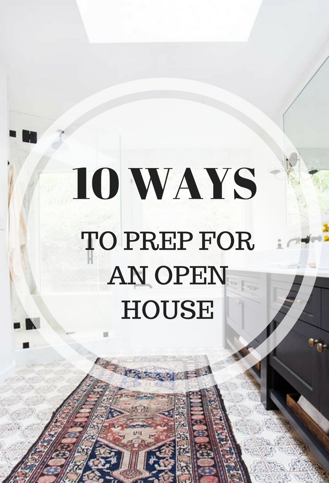 After flipping 4 houses, moving my mom, and selling our own properties, it's safe to say I know a thing or two about prepping for an open house.