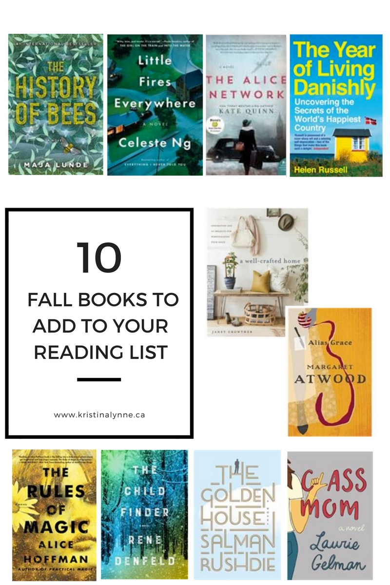 fall books, fall reading list, fall book list
