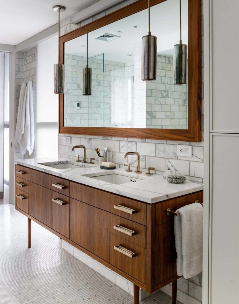 Mid Century Modern Bathroom Design Inspo {+ The Best Affordable Black ...