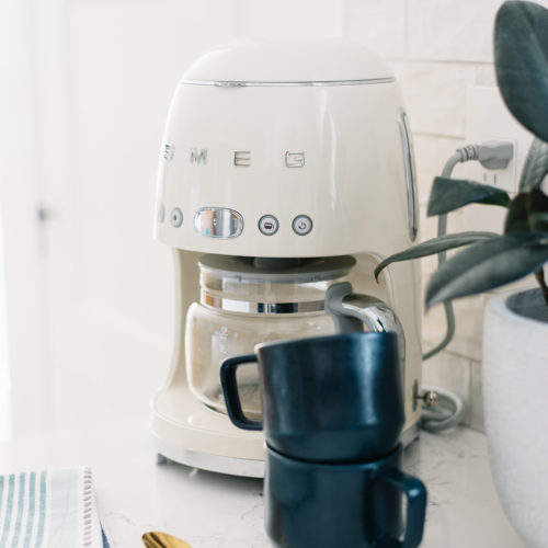 spring decor, spring home refresh, SMEG coffee maker,